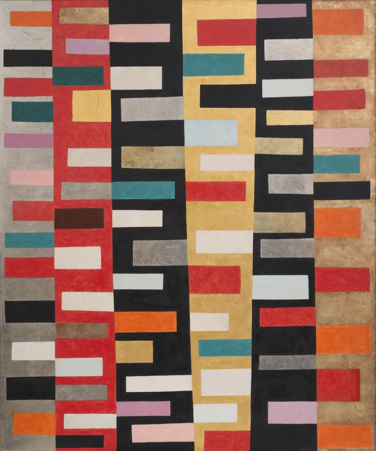 'Red, Gold and Black' by Mary Alice Leath Thomas